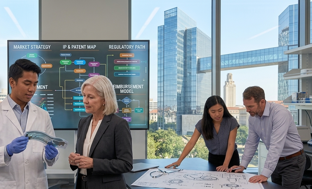 ATI's healthcare vertical helps companies prove out the market, IP, regulatory and reimbursement strategy that determines whether an innovation succeeds.